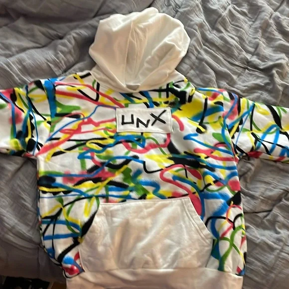 unxpectd Tops Unxpectd Graffiti Sweatshirt Medium Poshmark